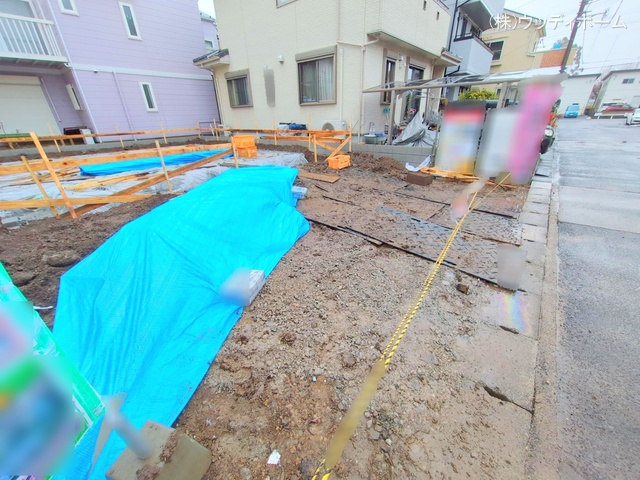 埼玉県越谷市東大沢３丁目の新築戸建て基礎写真 2025年3月4日撮影