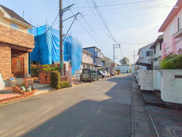 埼玉県越谷市東大沢３丁目の新築戸建てシート写真 2025年4月7日撮影