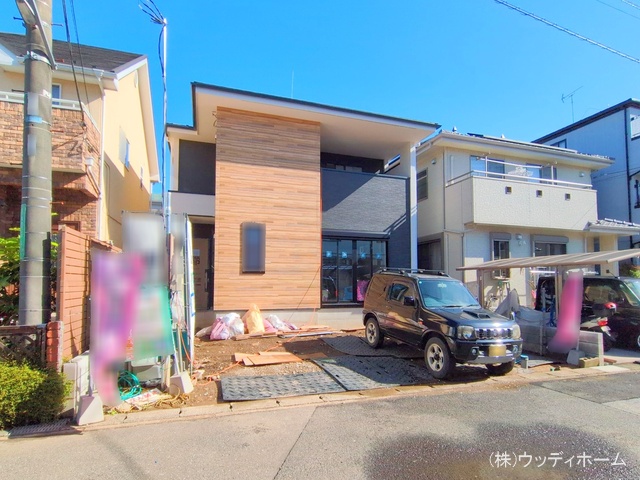 埼玉県越谷市東大沢３丁目の新築戸建て外構写真 2025年5月6日撮影