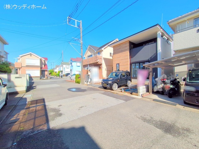 埼玉県越谷市東大沢３丁目の新築戸建て外構写真 2025年5月6日撮影