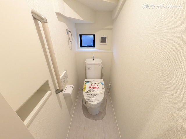 埼玉県越谷市弥栄町２丁目の新築戸建てトイレ写真 2025年10月8日撮影