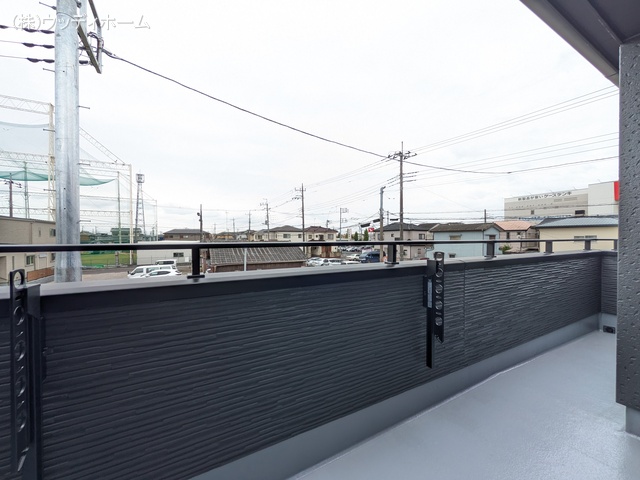 埼玉県越谷市弥栄町２丁目の新築戸建てバルコニー写真 2025年10月8日撮影