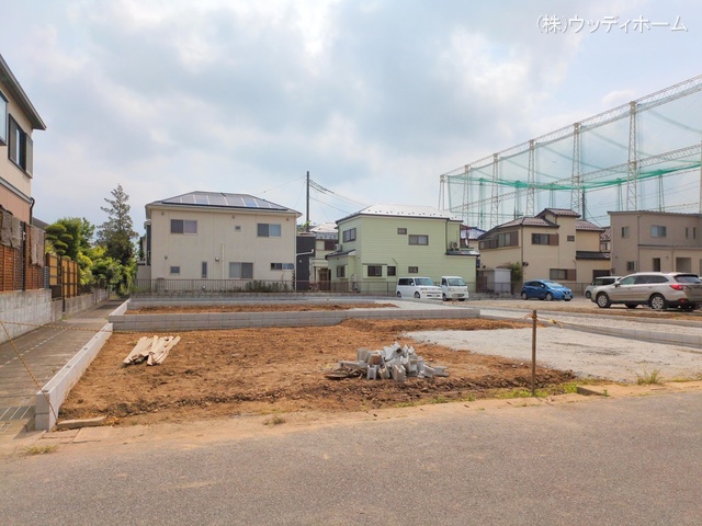 埼玉県越谷市弥栄町２丁目の新築戸建て更地・土地写真 2025年5月15日撮影