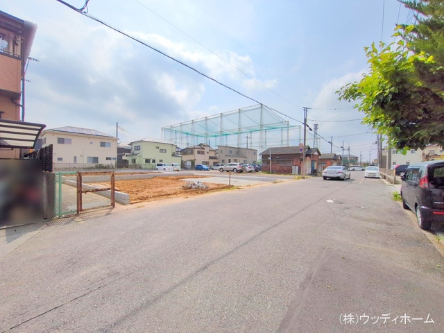 埼玉県越谷市弥栄町２丁目の新築戸建て更地・土地写真 2025年5月15日撮影