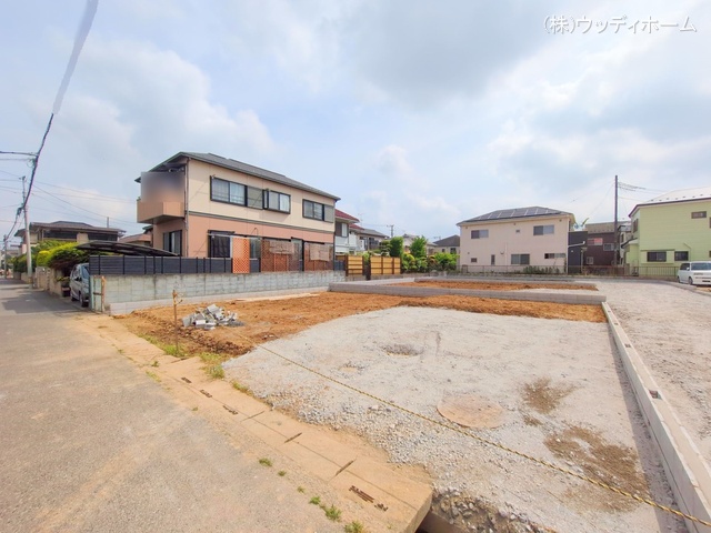 埼玉県越谷市弥栄町２丁目の新築戸建て更地・土地写真 2025年5月15日撮影