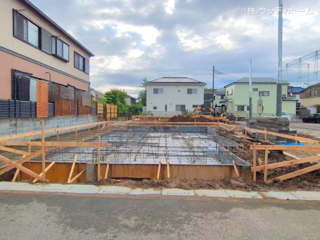 埼玉県越谷市弥栄町２丁目の新築戸建て基礎写真 2025年6月15日撮影