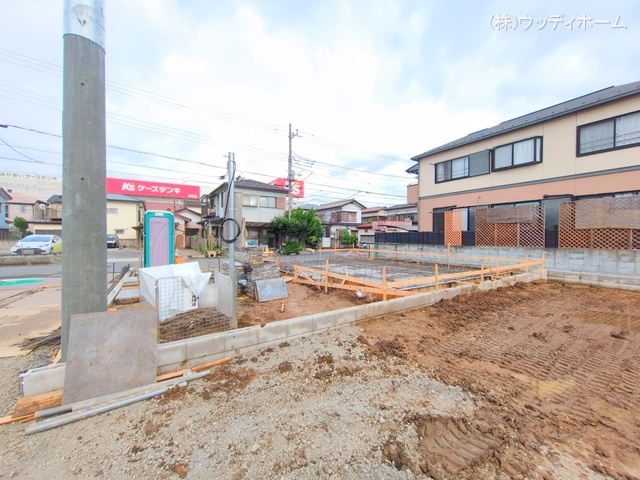 埼玉県越谷市弥栄町２丁目の新築戸建て基礎写真 2025年6月15日撮影