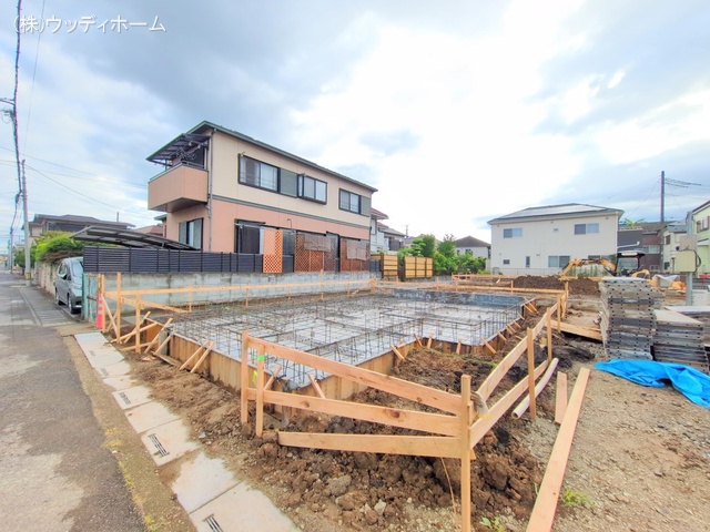 埼玉県越谷市弥栄町２丁目の新築戸建て基礎写真 2025年6月15日撮影