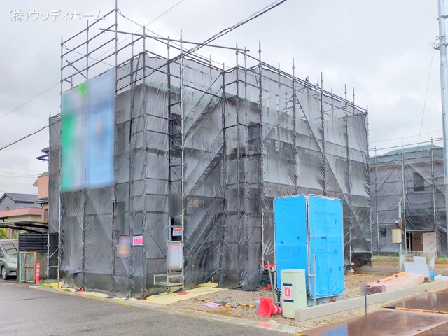 埼玉県越谷市弥栄町２丁目の新築戸建てシート写真 2025年7月15日撮影