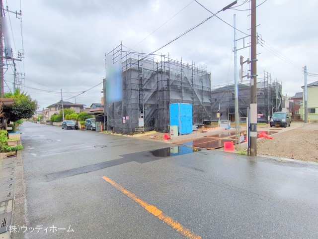 埼玉県越谷市弥栄町２丁目の新築戸建てシート写真 2025年7月15日撮影