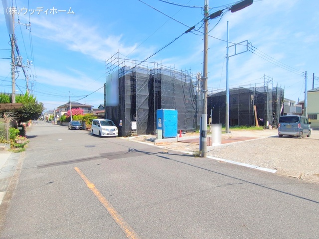 埼玉県越谷市弥栄町２丁目の新築戸建てシート写真 2025年8月20日撮影