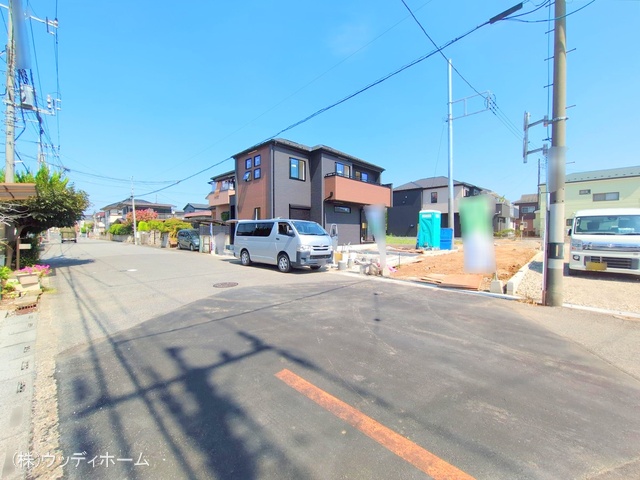 埼玉県越谷市弥栄町２丁目の新築戸建て外構写真 2025年9月16日撮影