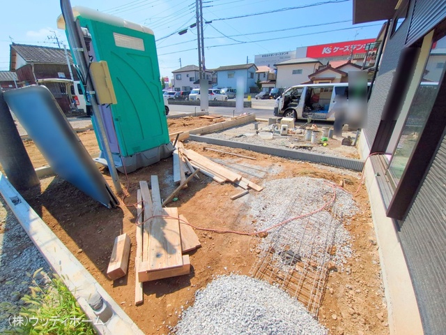 埼玉県越谷市弥栄町２丁目の新築戸建て外構写真 2025年9月16日撮影