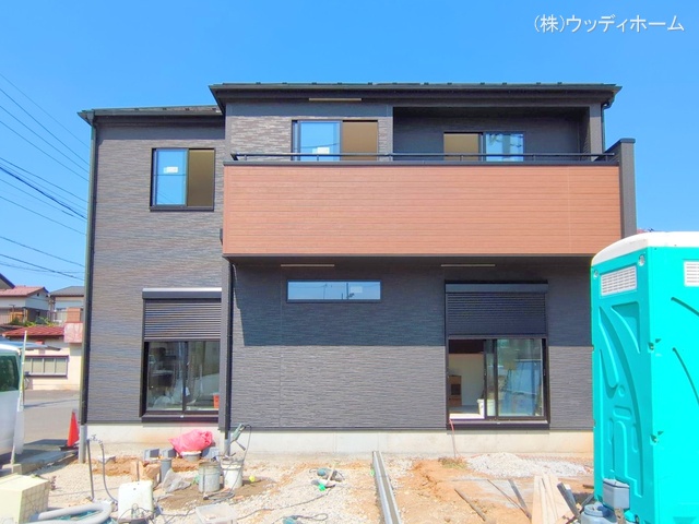 埼玉県越谷市弥栄町２丁目の新築戸建て外構写真 2025年9月16日撮影