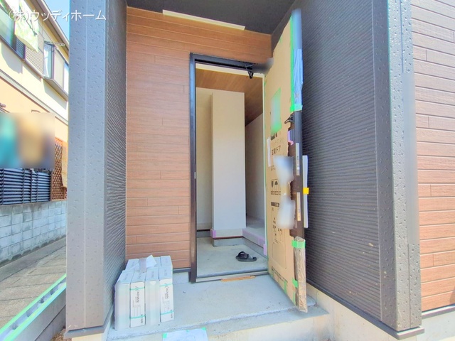 埼玉県越谷市弥栄町２丁目の新築戸建て外構写真 2025年9月16日撮影