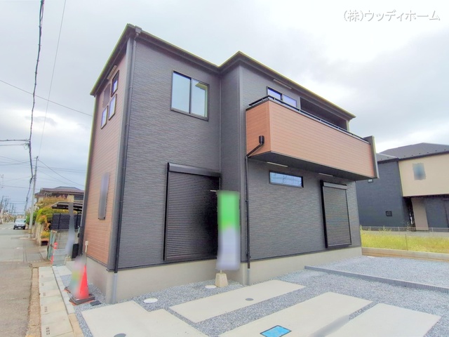 埼玉県越谷市弥栄町２丁目の新築戸建て完成写真 2025年10月6日撮影