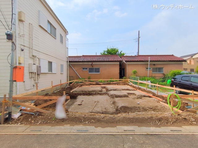 埼玉県越谷市大字恩間の新築戸建て基礎写真 2025年6月12日撮影