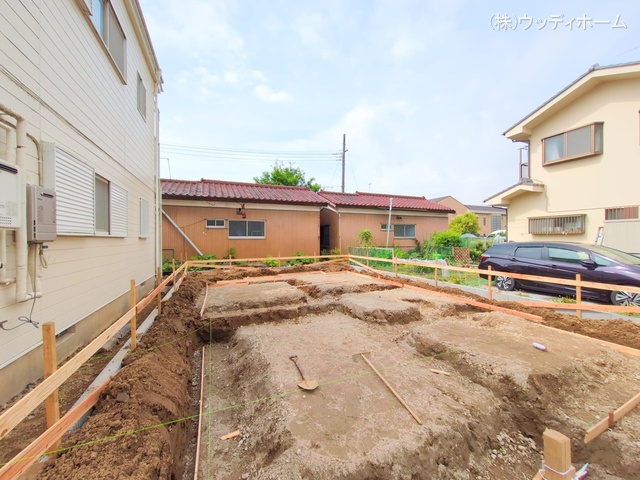 埼玉県越谷市大字恩間の新築戸建て基礎写真 2025年6月12日撮影