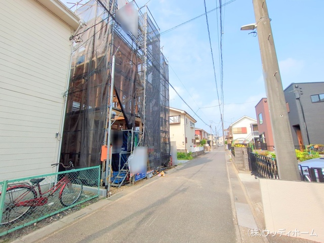 埼玉県越谷市大字恩間の新築戸建て上棟写真 2025年7月7日撮影