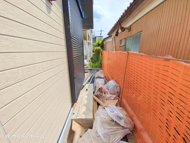 埼玉県越谷市大字恩間の新築戸建て外構写真 2025年8月27日撮影