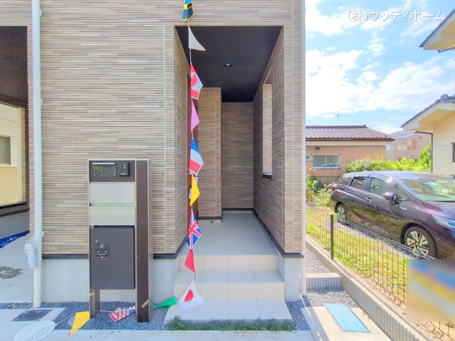 埼玉県越谷市大字恩間の新築戸建て完成写真 2025年9月29日撮影
