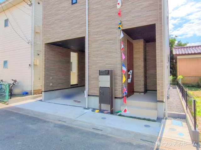埼玉県越谷市大字恩間の新築戸建て完成写真 2025年9月29日撮影
