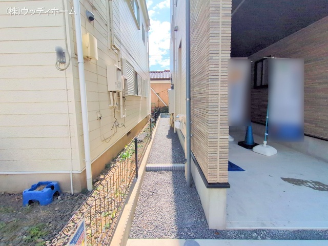埼玉県越谷市大字恩間の新築戸建て完成写真 2025年9月29日撮影