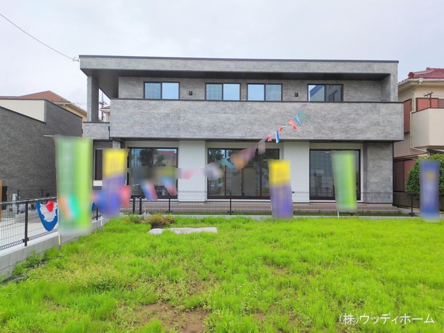 埼玉県越谷市花田4丁目の新築戸建て完成写真 2025年6月12日撮影