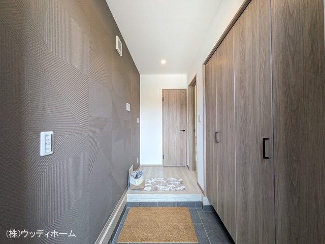 埼玉県越谷市花田4丁目の新築戸建て玄関写真 2025年6月29日撮影