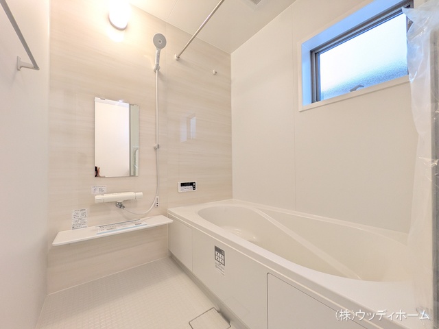 埼玉県越谷市大沢の新築戸建てお風呂写真 2025年9月17日撮影