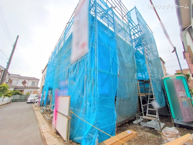 埼玉県越谷市大沢の新築戸建て上棟写真 2025年7月1日撮影