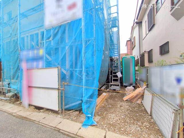 埼玉県越谷市大沢の新築戸建て上棟写真 2025年7月1日撮影