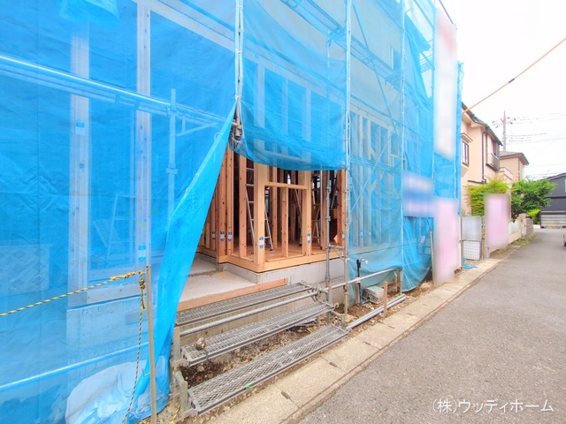 埼玉県越谷市大沢の新築戸建て上棟写真 2025年7月1日撮影