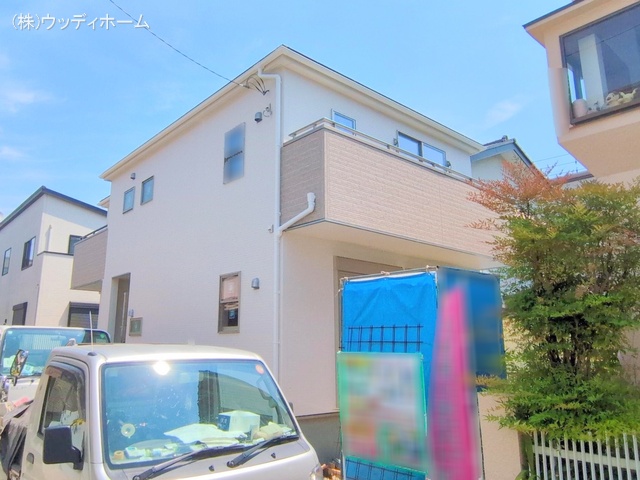 埼玉県越谷市大沢の新築戸建て外構写真 2025年8月20日撮影
