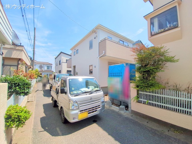 埼玉県越谷市大沢の新築戸建て外構写真 2025年8月20日撮影