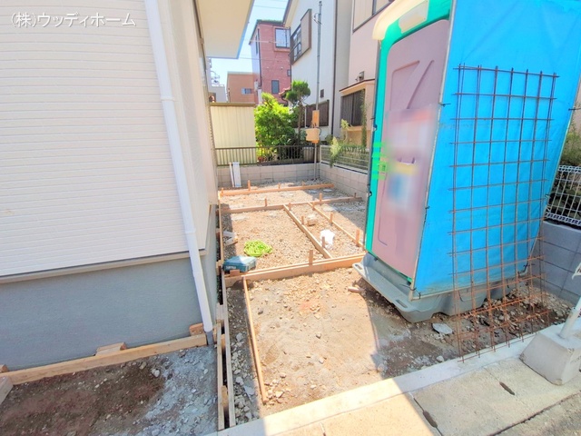 埼玉県越谷市大沢の新築戸建て外構写真 2025年8月20日撮影