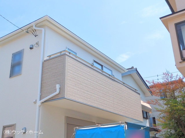 埼玉県越谷市大沢の新築戸建て外構写真 2025年8月20日撮影