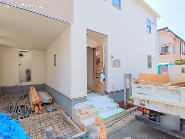 埼玉県越谷市大沢の新築戸建て外構写真 2025年8月20日撮影