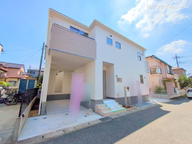 埼玉県越谷市大沢の新築戸建て完成写真 2025年9月16日撮影