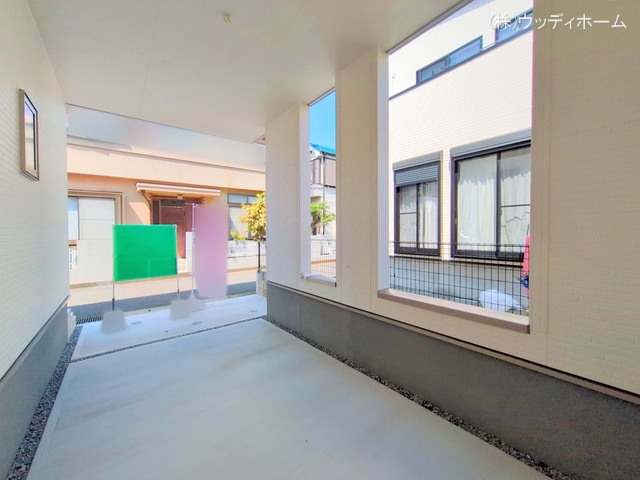 埼玉県越谷市大沢の新築戸建て完成写真 2025年9月16日撮影