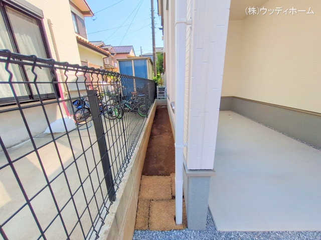 埼玉県越谷市大沢の新築戸建て完成写真 2025年9月16日撮影