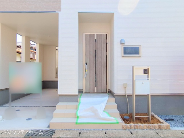 埼玉県越谷市大沢の新築戸建て完成写真 2025年9月16日撮影