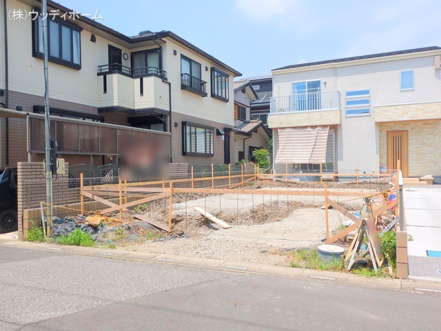 埼玉県越谷市東大沢2丁目の新築戸建て基礎写真 2025年7月7日撮影