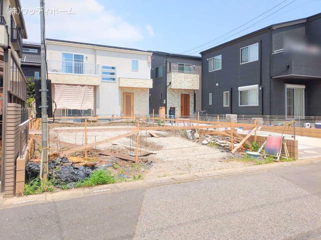 埼玉県越谷市東大沢2丁目の新築戸建て基礎写真 2025年7月7日撮影