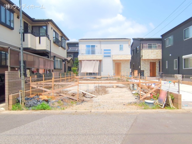 埼玉県越谷市東大沢2丁目の新築戸建て基礎写真 2025年7月7日撮影