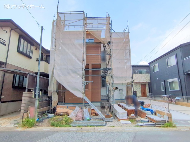 埼玉県越谷市東大沢2丁目の新築戸建てシート写真 2025年9月9日撮影