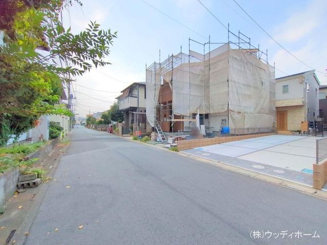 埼玉県越谷市東大沢2丁目の新築戸建てシート写真 2025年9月9日撮影