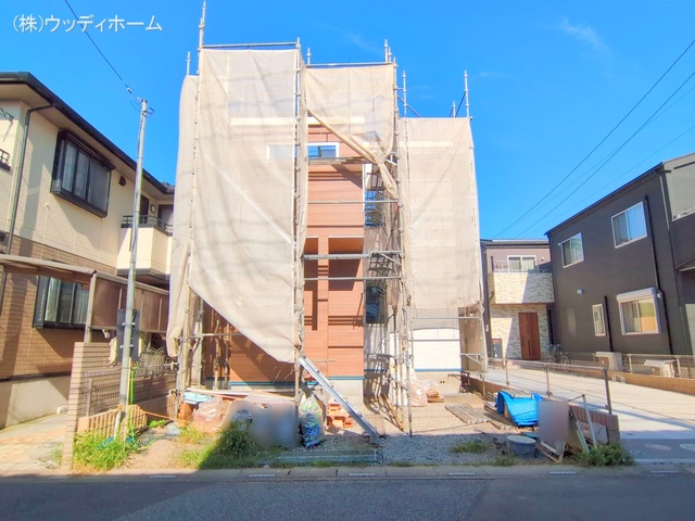 埼玉県越谷市東大沢2丁目の新築戸建てシート写真 2025年9月25日撮影