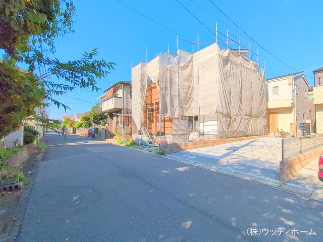 埼玉県越谷市東大沢2丁目の新築戸建てシート写真 2025年9月25日撮影