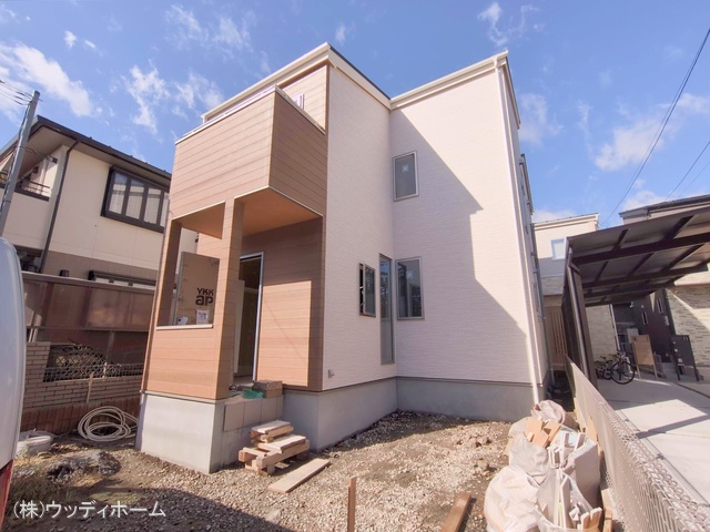 埼玉県越谷市東大沢2丁目の新築戸建て外構写真 2025年11月9日撮影